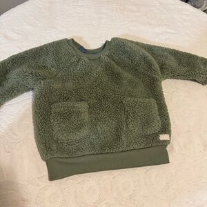 7‎ For All Mankind Olive Sherpa Jacket